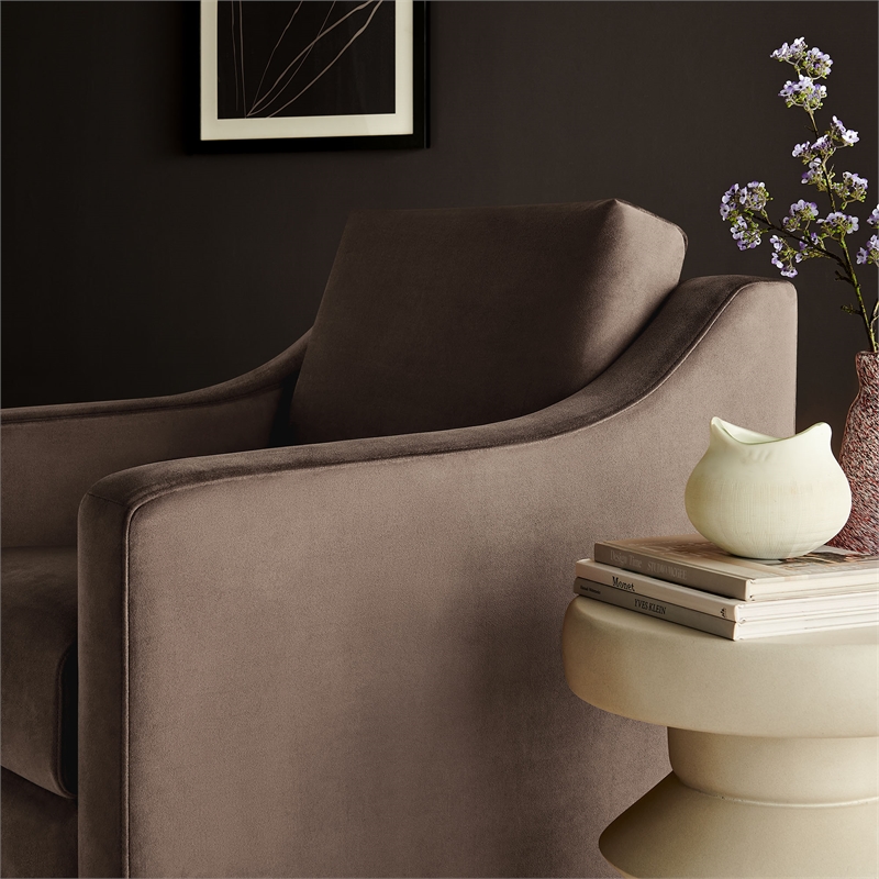 Modway Liora Armchair in Chocolate