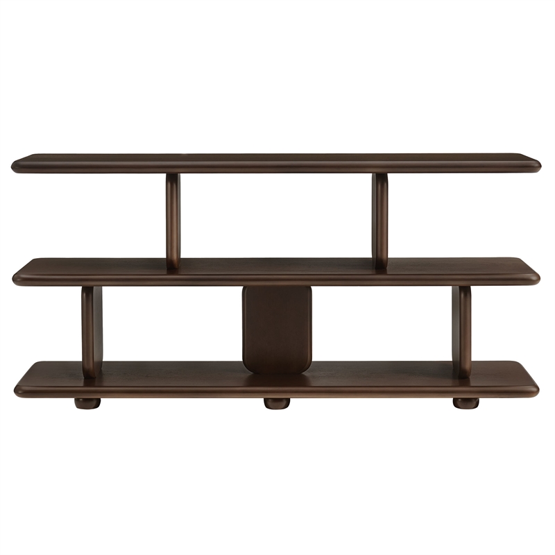 Modway Lyle Bookshelf in Walnut