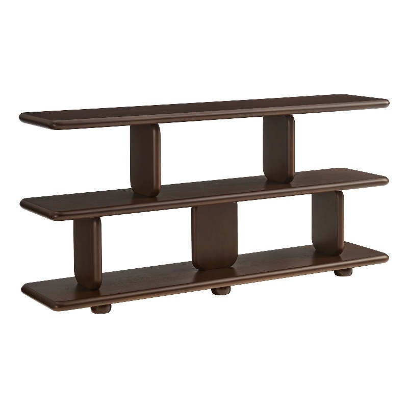 Modway Lyle Bookshelf in Walnut