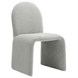 Modway Junia Arch Armless Dining Chair in Dove Gray