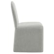 Modway Junia Arch Armless Dining Chair in Dove Gray