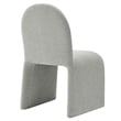 Modway Junia Arch Armless Dining Chair in Dove Gray