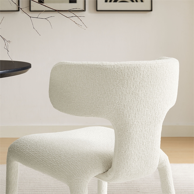 Modway Stellan Dining Chair in Cream