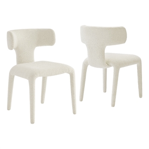 Modway Stellan Dining Chair in Cream