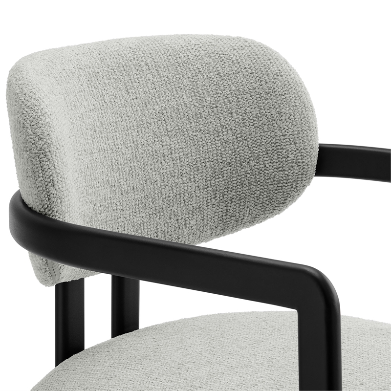 Modway Elio Dining Chair in Black Dove Gray
