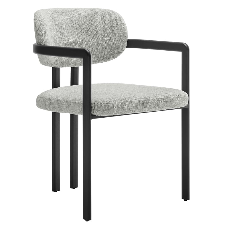 Modway Elio Dining Chair in Black Dove Gray