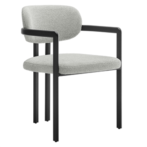 Modway Elio Dining Chair in Black Dove Gray