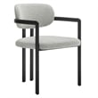 Modway Elio Dining Chair in Black Dove Gray