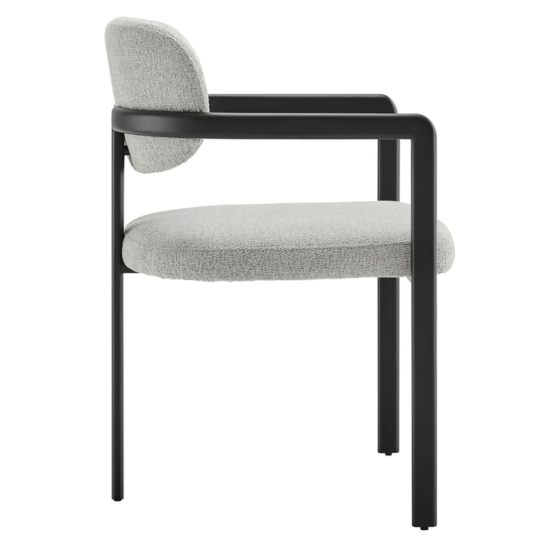 Modway Elio Dining Chair in Black Dove Gray