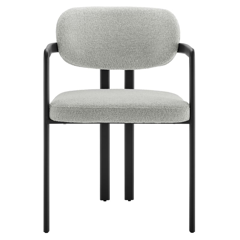 Modway Elio Dining Chair in Black Dove Gray