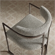 Modway Huron Dining Accent Chair in Silver Wheat