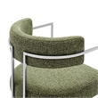 Modway Huron Dining Accent Chair in Silver Leaf