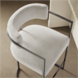 Modway Huron Counter Stool in Silver Cream