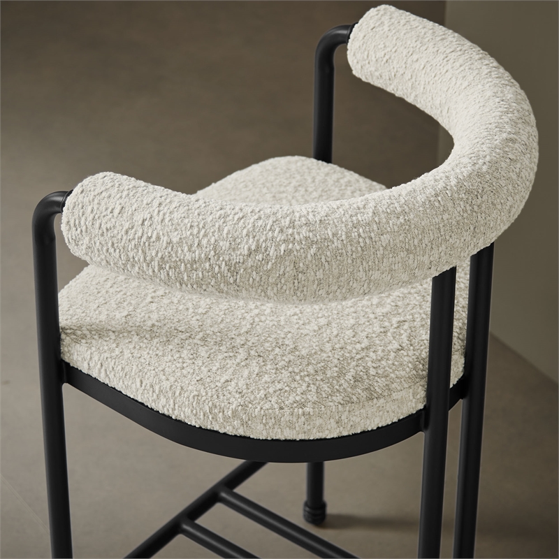 Modway Turin Counter Stool in Black Pearl