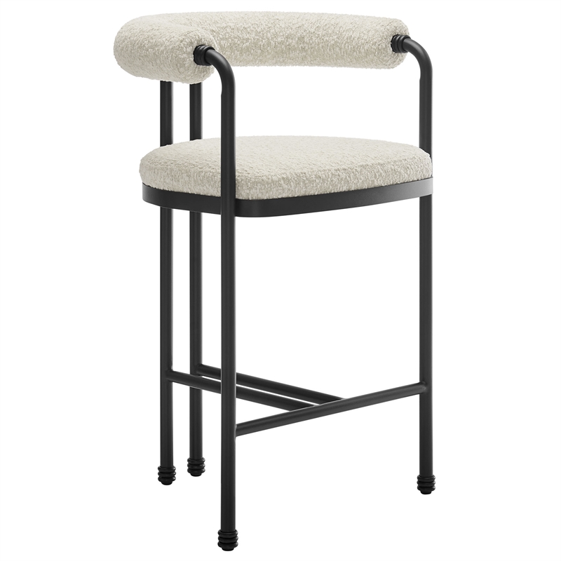 Modway Turin Counter Stool in Black Pearl
