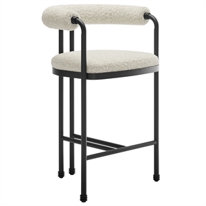 Modway Turin Counter Stool in Black Pearl