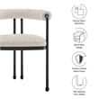 Modway Turin Dining Accent Chair in Black Pearl