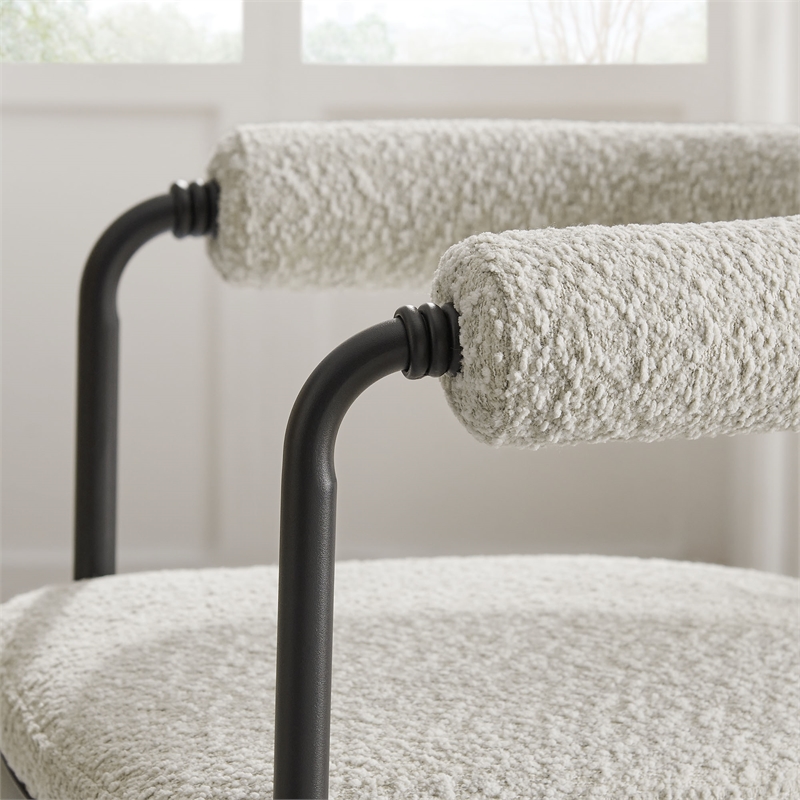 Modway Turin Dining Accent Chair in Black Pearl
