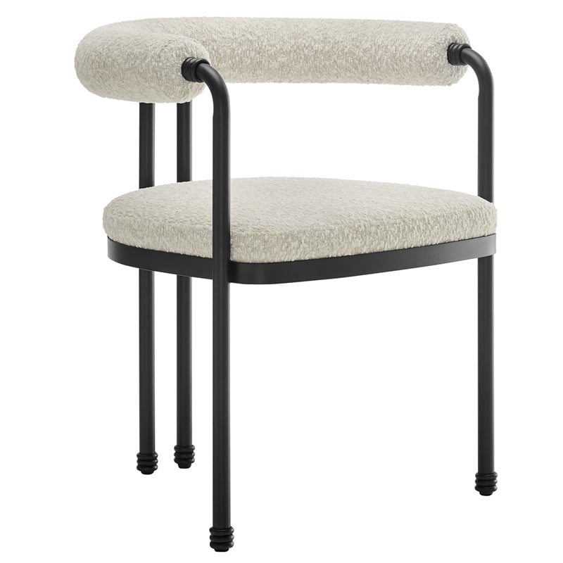 Modway Turin Dining Accent Chair in Black Pearl