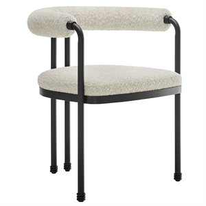 Modway Turin Dining Accent Chair in Black Pearl