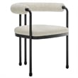 Modway Turin Dining Accent Chair in Black Pearl