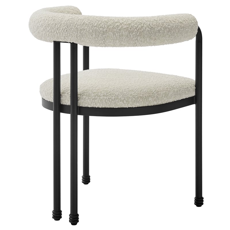 Modway Turin Dining Accent Chair in Black Pearl