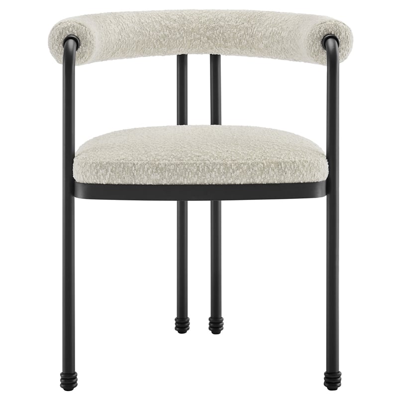 Modway Turin Dining Accent Chair in Black Pearl
