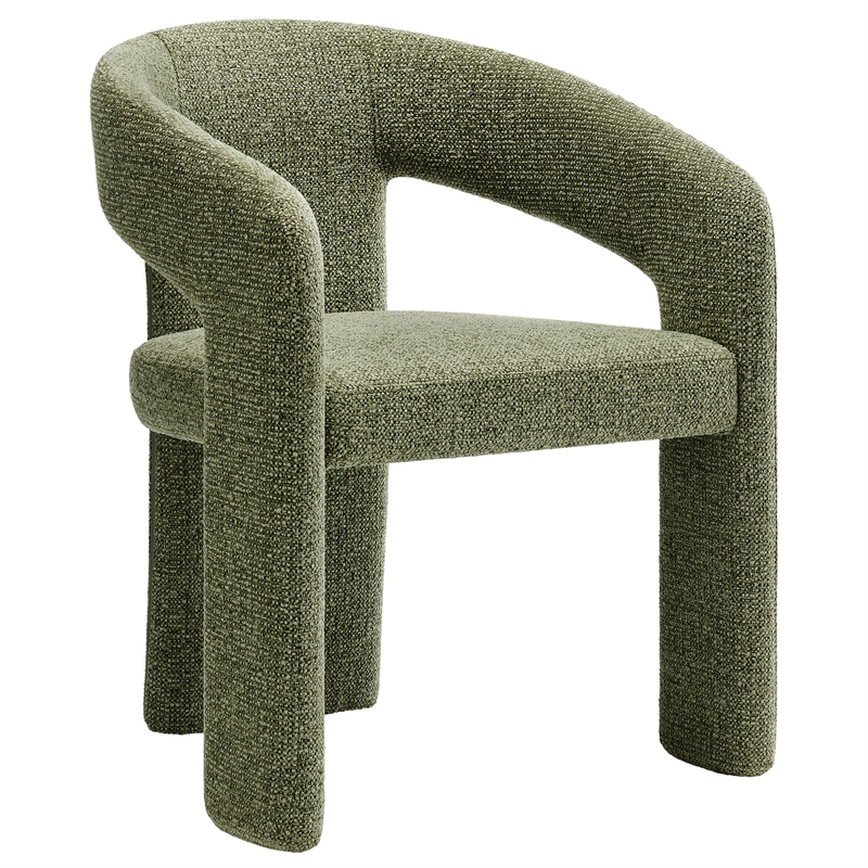 Modway Oslo Dining Accent Chair in Leaf Geen
