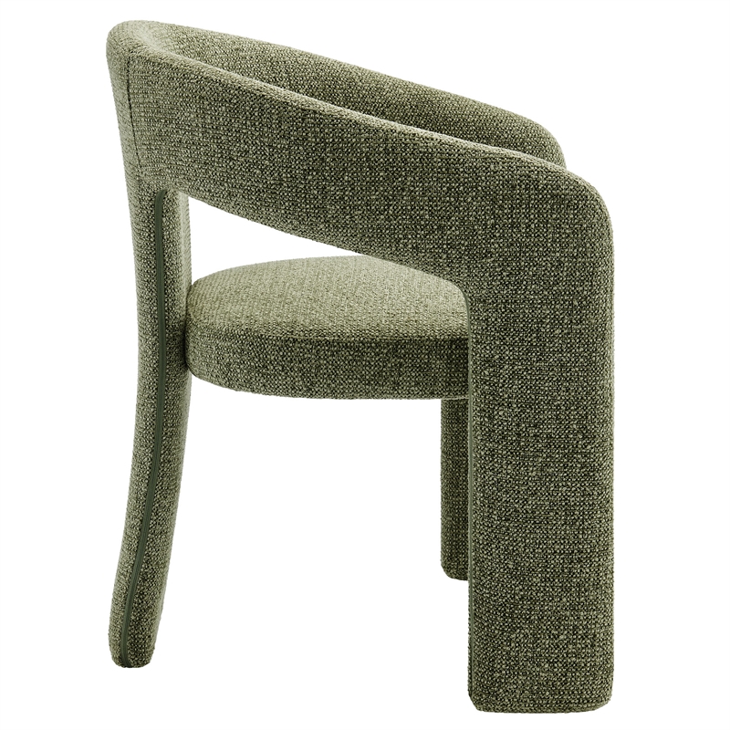 Modway Oslo Dining Accent Chair in Leaf Geen