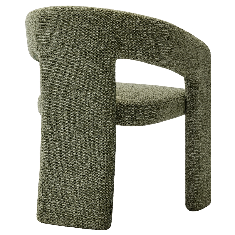 Modway Oslo Dining Accent Chair in Leaf Geen