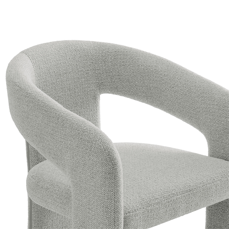 Modway Oslo Dining Accent Chair in Dove Gray