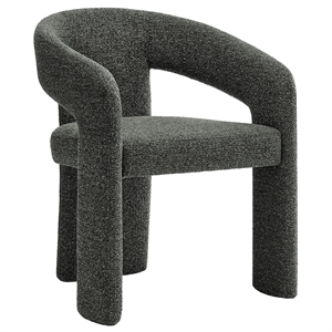 Modway Oslo Dining Accent Chair in Anthracite