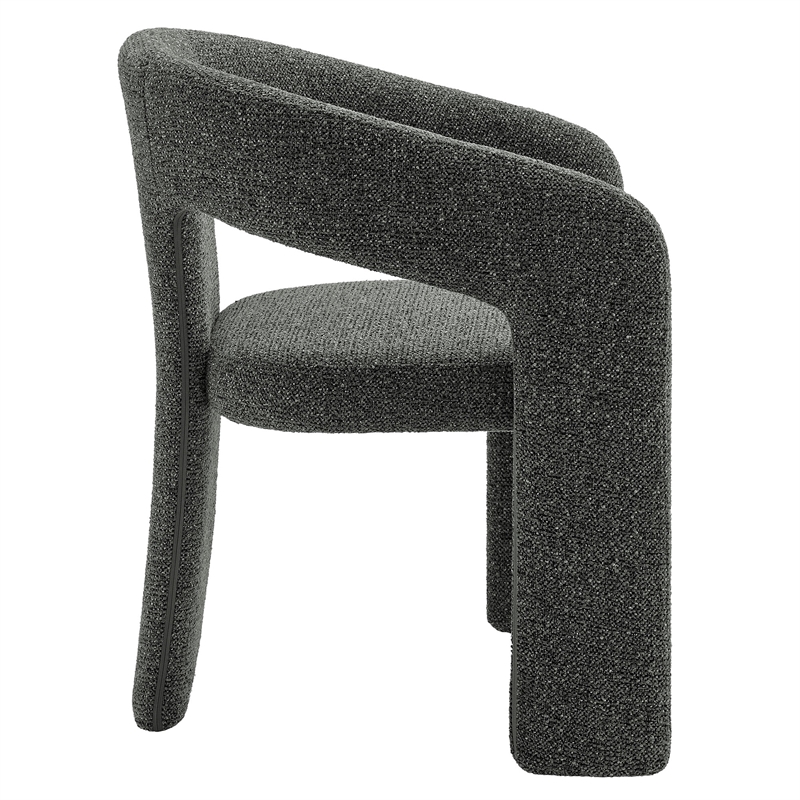 Modway Oslo Dining Accent Chair in Anthracite