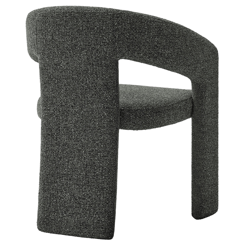 Modway Oslo Dining Accent Chair in Anthracite