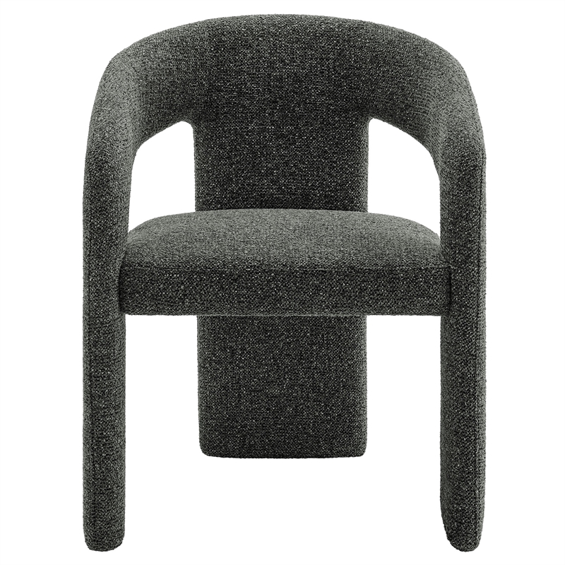 Modway Oslo Dining Accent Chair in Anthracite