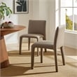Modway Rhodes Dining Chair in Mushroom Brown