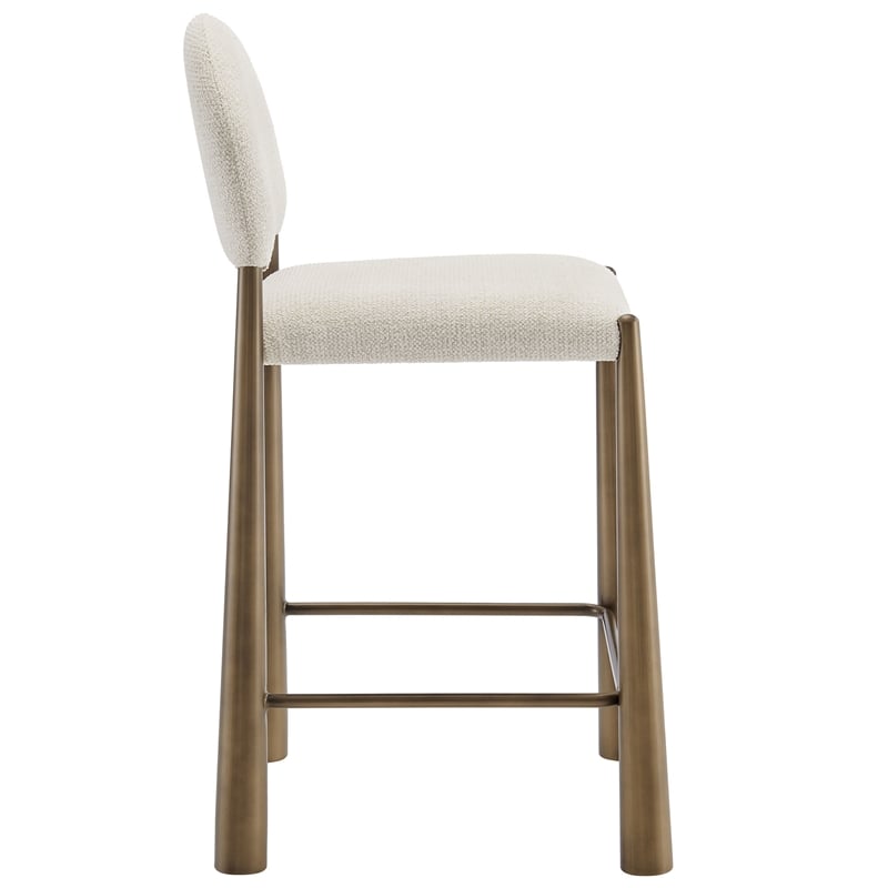 Modway Hayley Counter Stool in Brass Cream