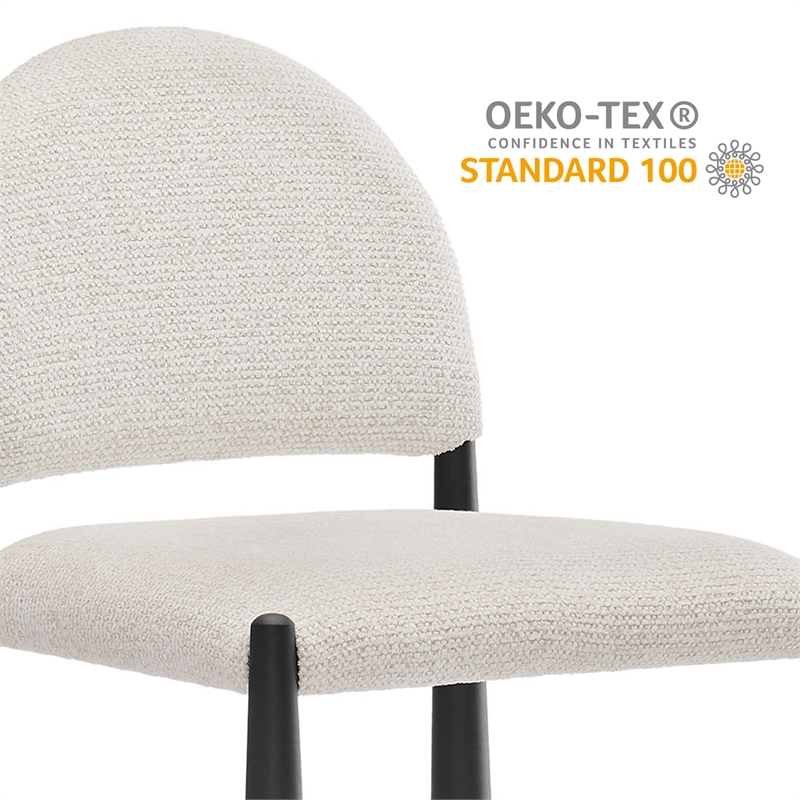 Modway Hayley Counter Stool in Black Cream