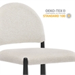 Modway Hayley Counter Stool in Black Cream