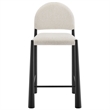 Modway Hayley Counter Stool in Black Cream