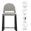 Modway Hayley Counter Stool in Black Camel