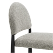 Modway Hayley Counter Stool in Black Camel