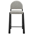 Modway Hayley Counter Stool in Black Camel