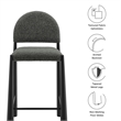 Modway Hayley Counter Stool in Black Anthracite