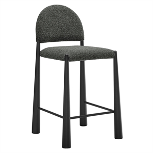 Modway Hayley Counter Stool in Black Anthracite