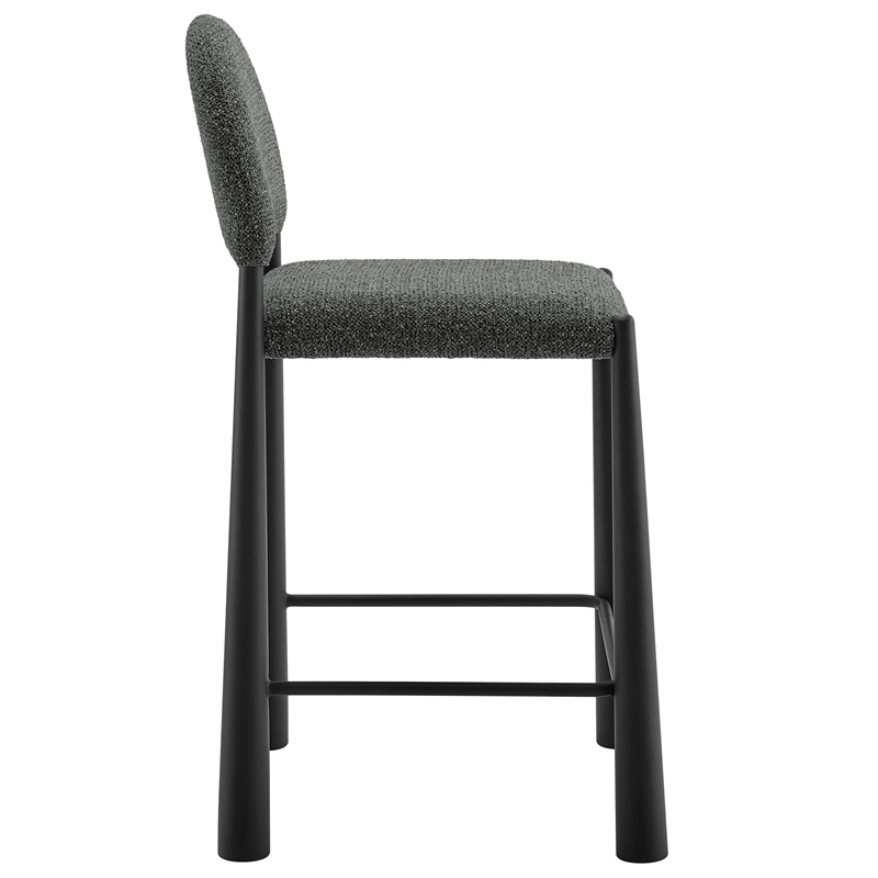 Modway Hayley Counter Stool in Black Anthracite
