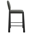 Modway Hayley Counter Stool in Black Anthracite
