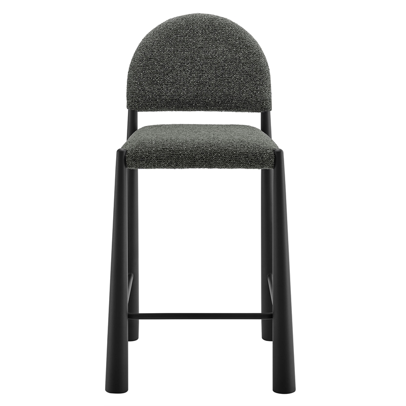 Modway Hayley Counter Stool in Black Anthracite