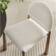 Modway Hayley Dining Side Chair in Brass Cream