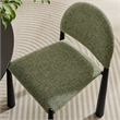 Modway Hayley Dining Side Chair in Black Leaf